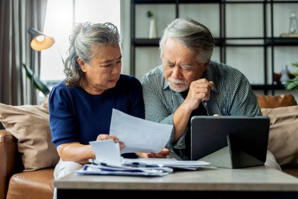 Couple planning ahead together